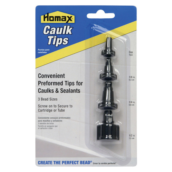 Homax Caulk Tips 3 Piece 2406